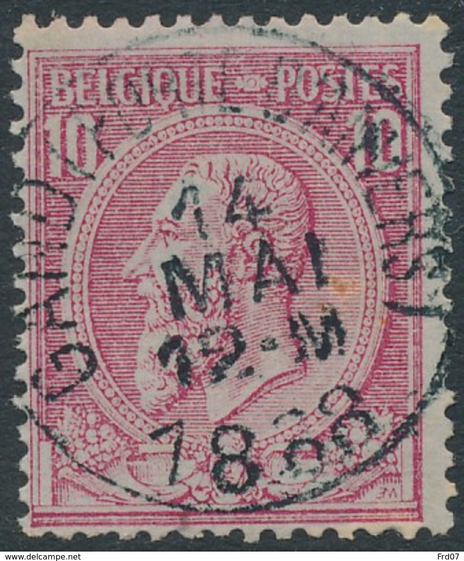 46 - Oblitération Gand (Porte D'Anvers) 14 NMAI 1888 - 1884-1891 Leopold II