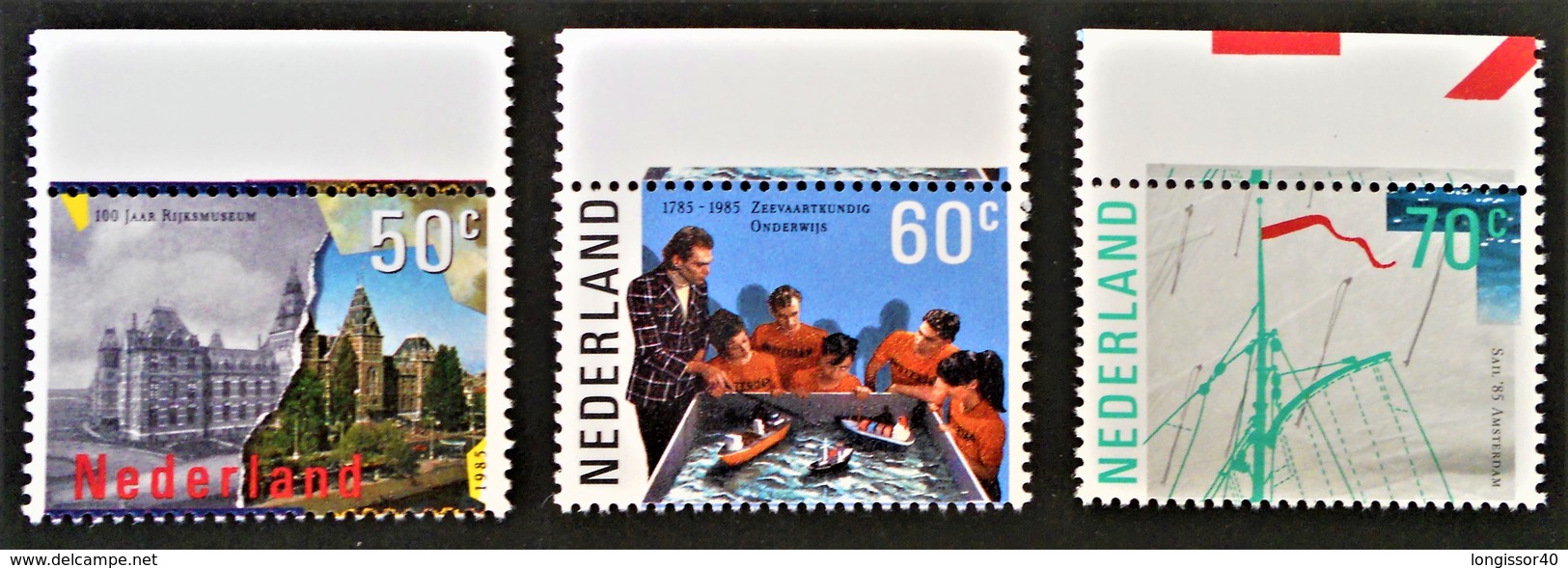 EVENEMENTS A AMSTERDAM 1985 - NEUFS ** - YT 1246/48 - MI 1276/78 - HAUTS DE FEUILLES - Unused Stamps