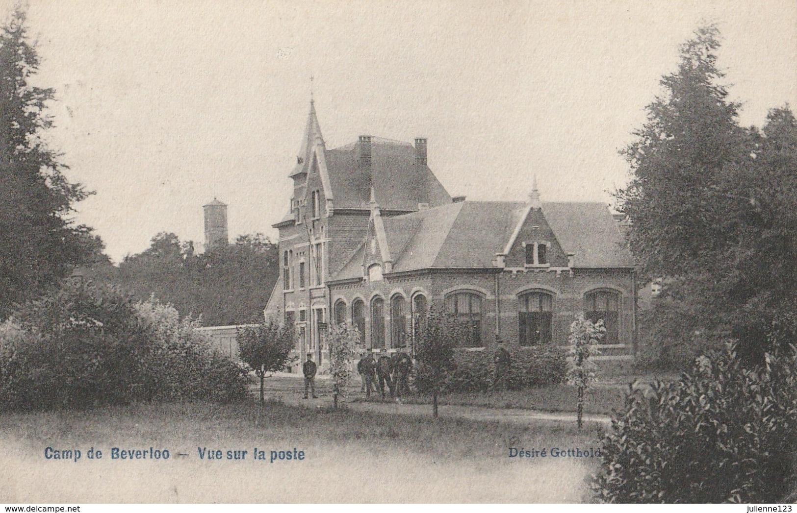 CAMP DE BEVERLOO.-VUE SUR LA POSTE. - Leopoldsburg (Camp De Beverloo)