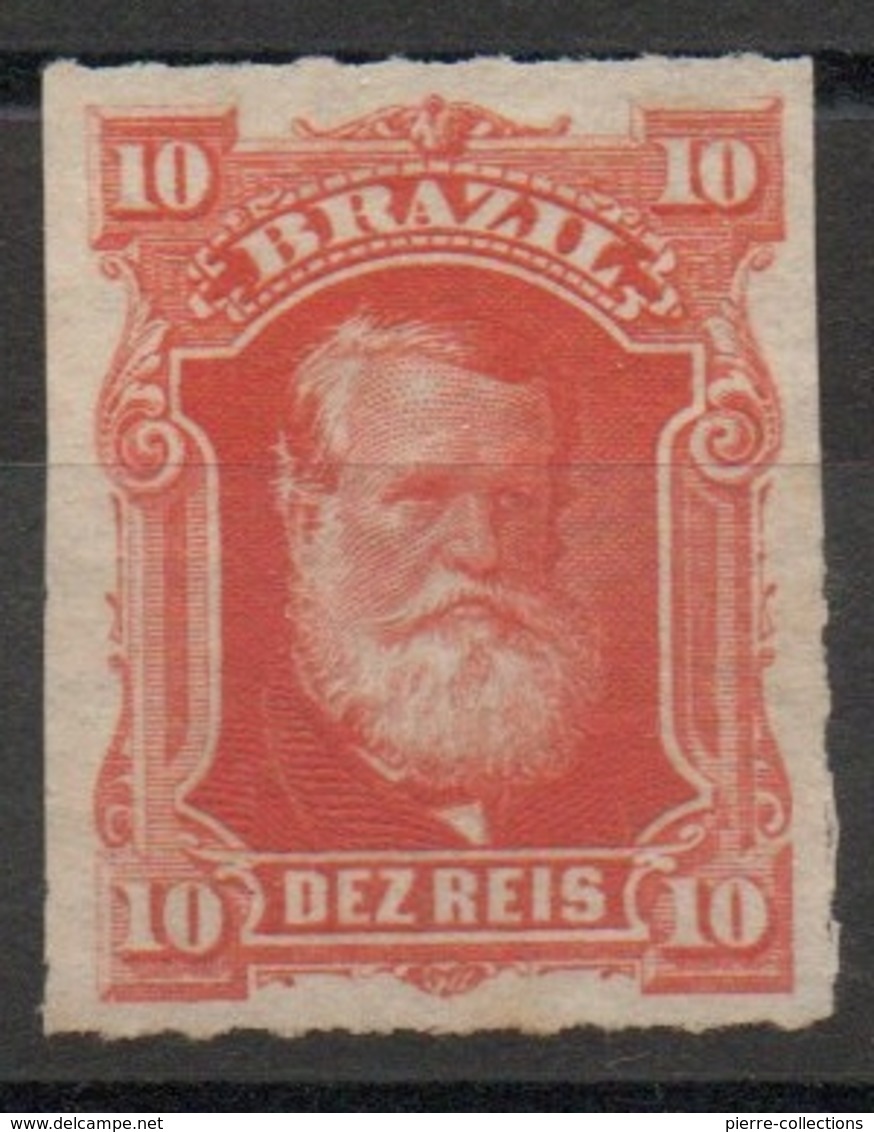 Brésil N° 37 Neuf (*) - Percés En Lignes - Empereur Pedro II - Unused Stamps