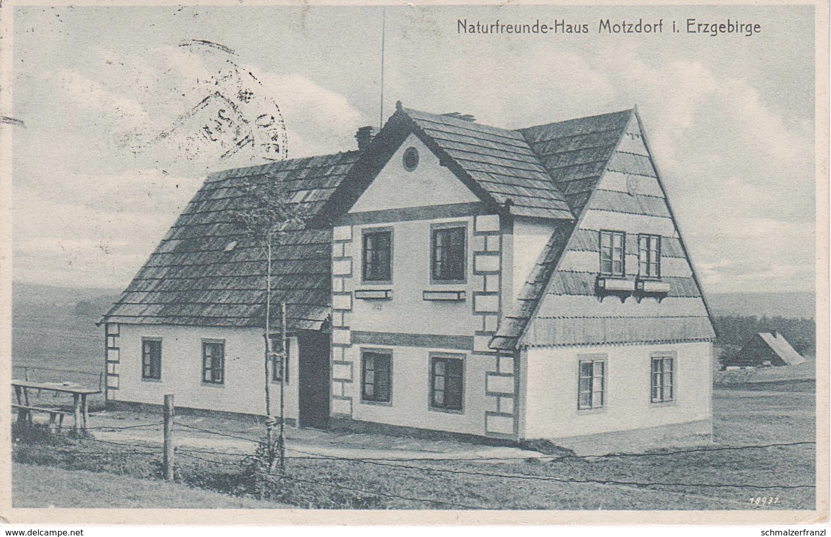 AK Motzdorf Mackov Naturfreunde Haus Naturfreundehaus Baude Grünwald Steinhübel Fleyh Moldau Neustadt Holzhau Erzgebirge - Sudeten