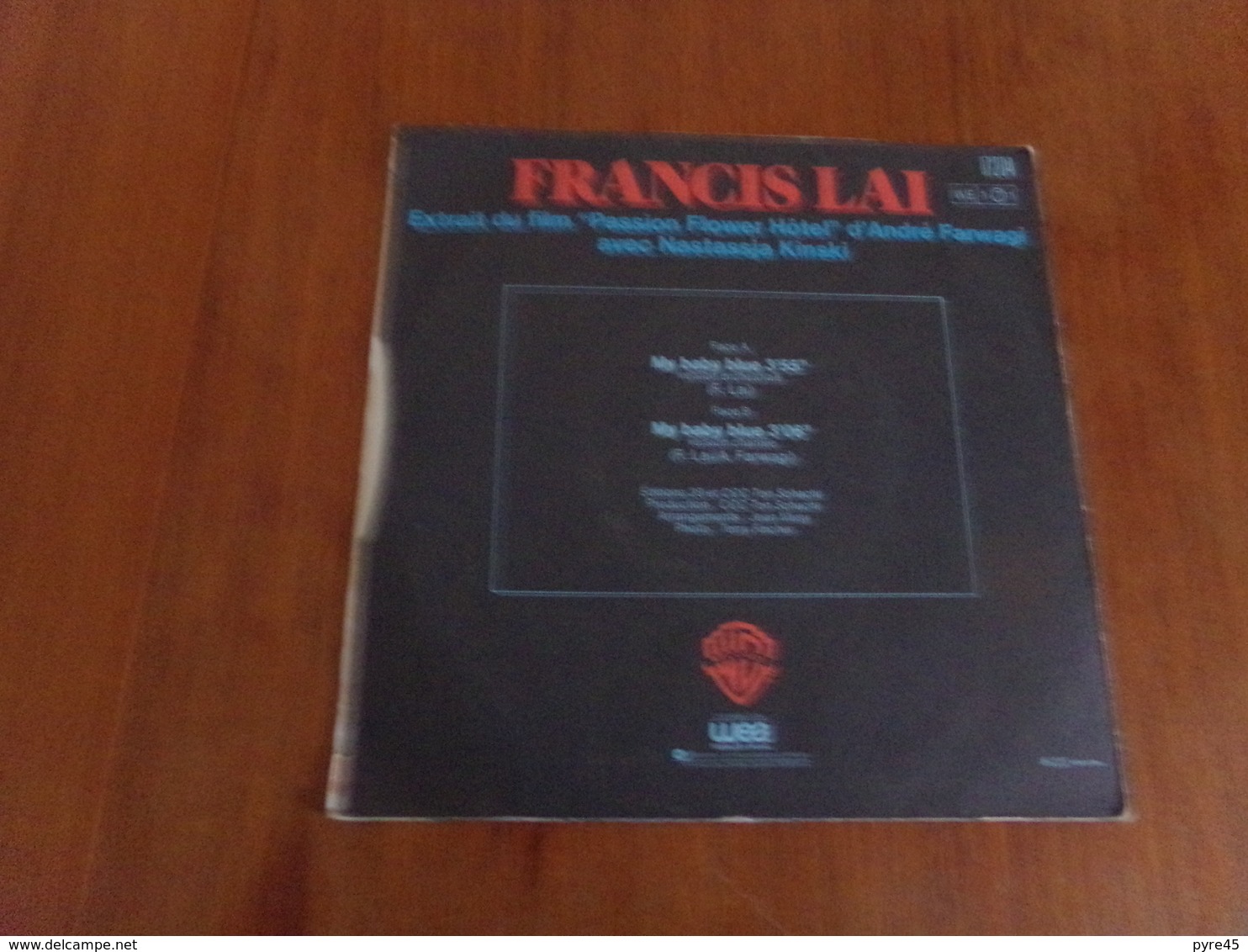 45 T Francis Lai " My Baby Blue " - Filmmusik