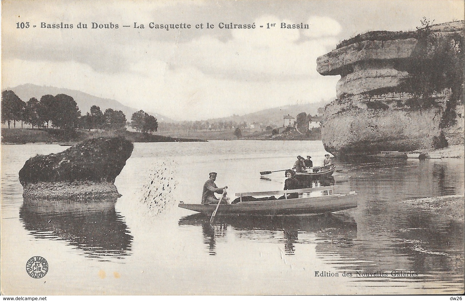 Bassins Du Doubs - La Casquette Et Le Cuirassé, 1er Bassin - Edition Des Nouvelles Galeries, Carte N° 103 - Otros & Sin Clasificación