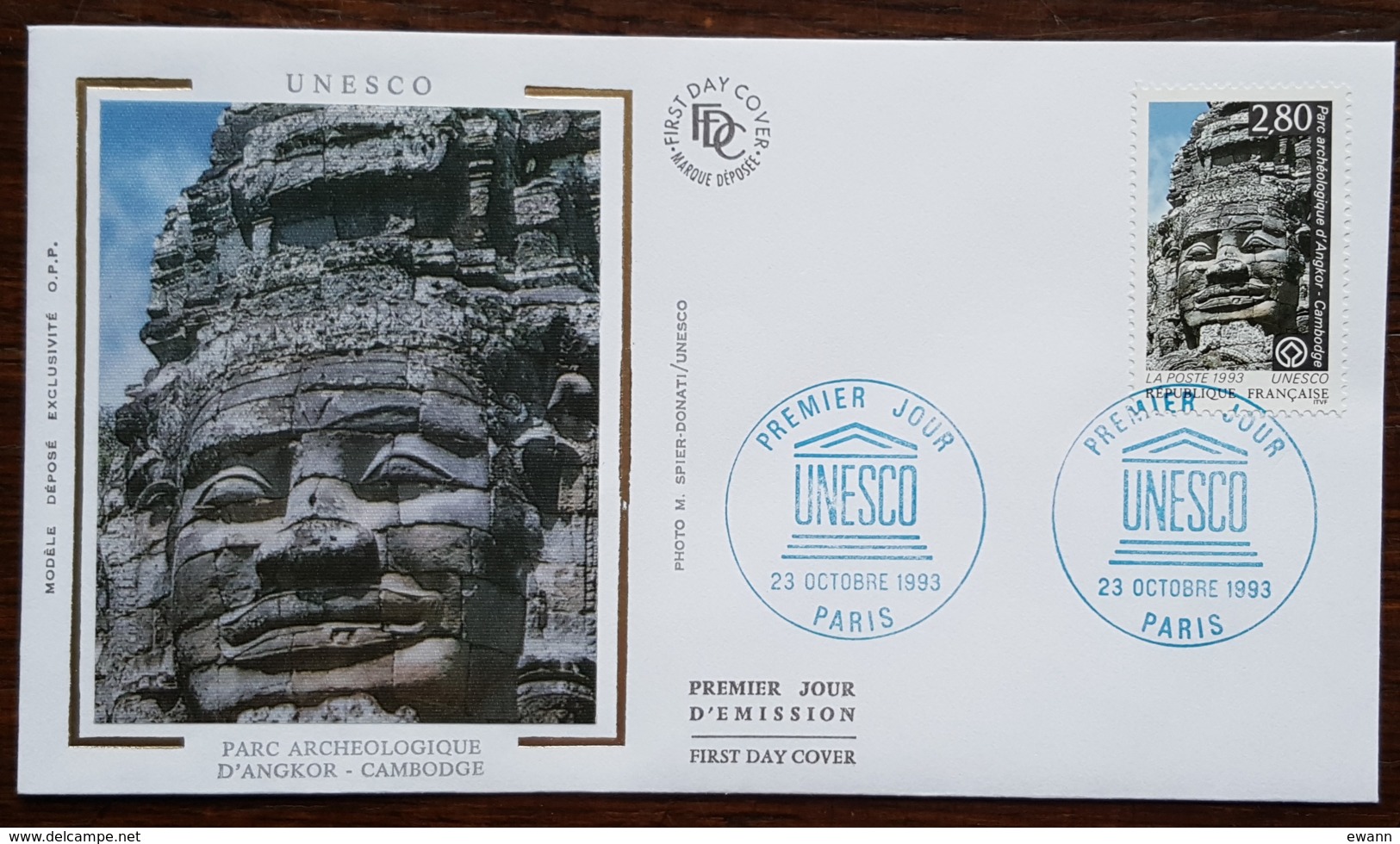 FDC 1993 - YT Service N°110 - UNESCO - PARIS - 1990-1999