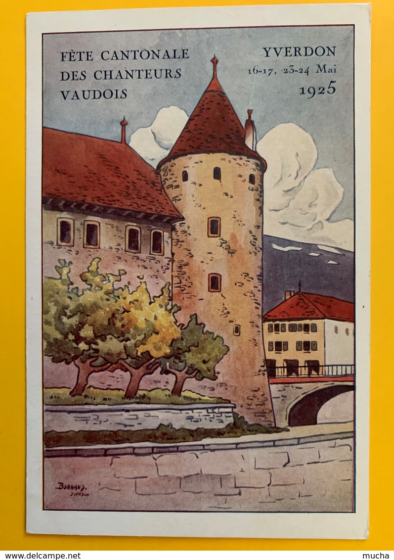 60275- Yverdon Fête Cantonale Des Chanteurs Vaudois 1925 - Yverdon-les-Bains 