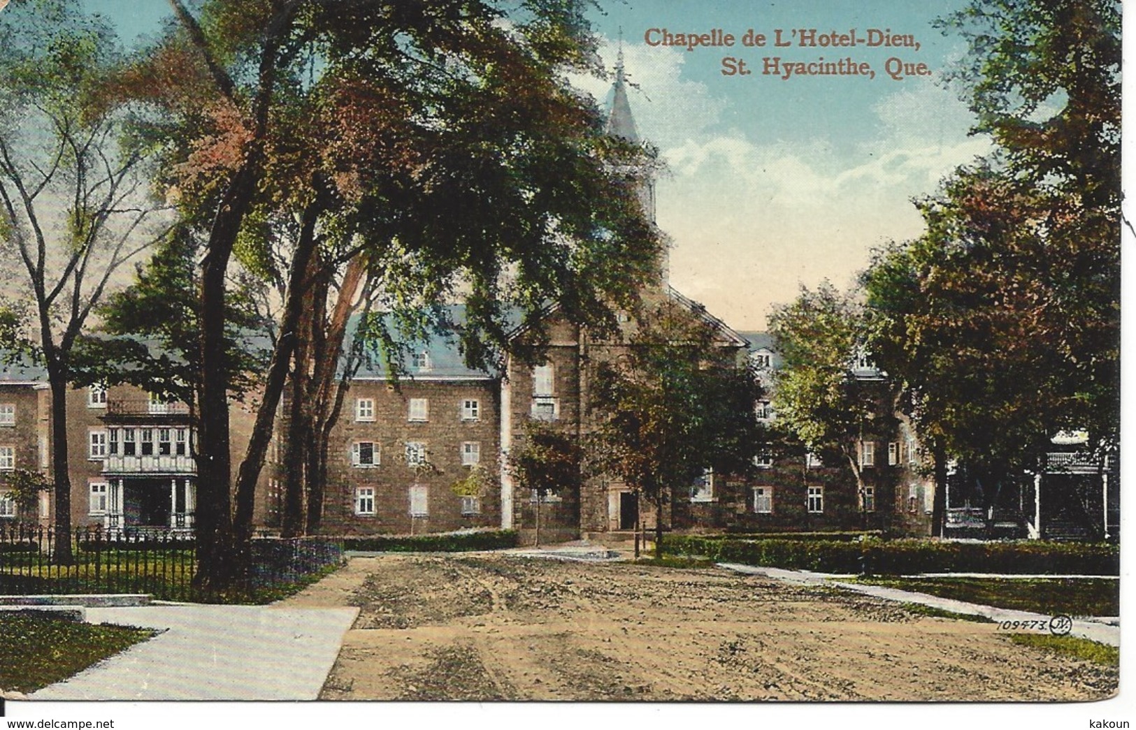 CANADA -  Chapelle De L'Hôtel-Dieu, St-Hyacinthe, Québec, Valentine & Son's, (19.547) - St. Hyacinthe