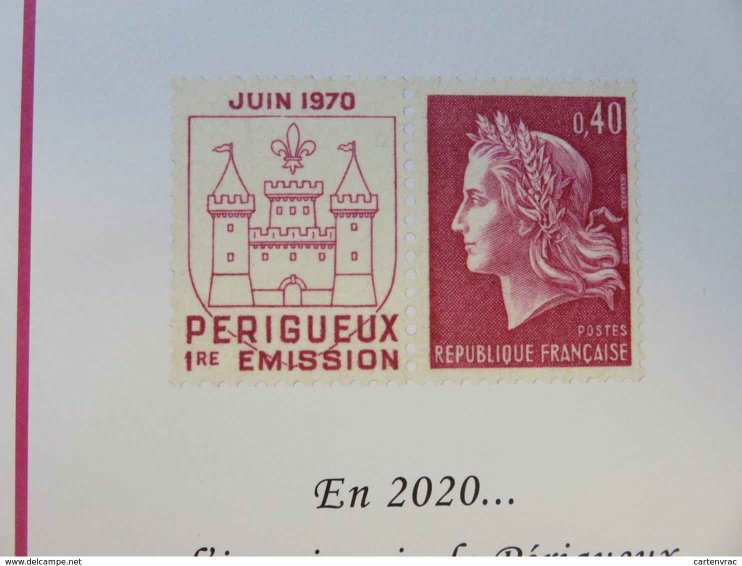 Carte De Voeux à Tirage Limité - Philaposte - Phil@poste 2020 - Imprimerie De Périgueux Et Carré D'Encre à L'honneur - Documents Of Postal Services