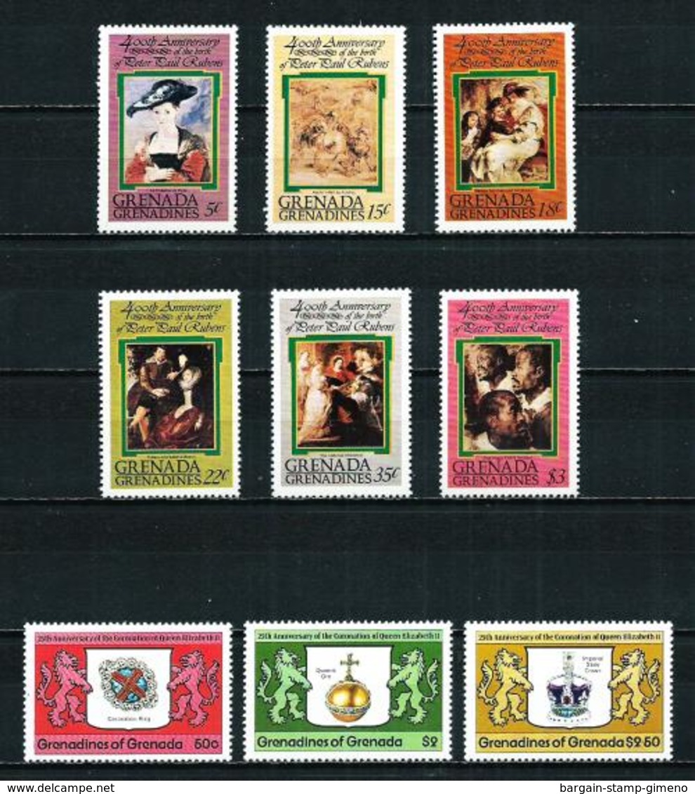 Grenadines Nº 243/8-249/51 Nuevo - Grenada (1974-...)