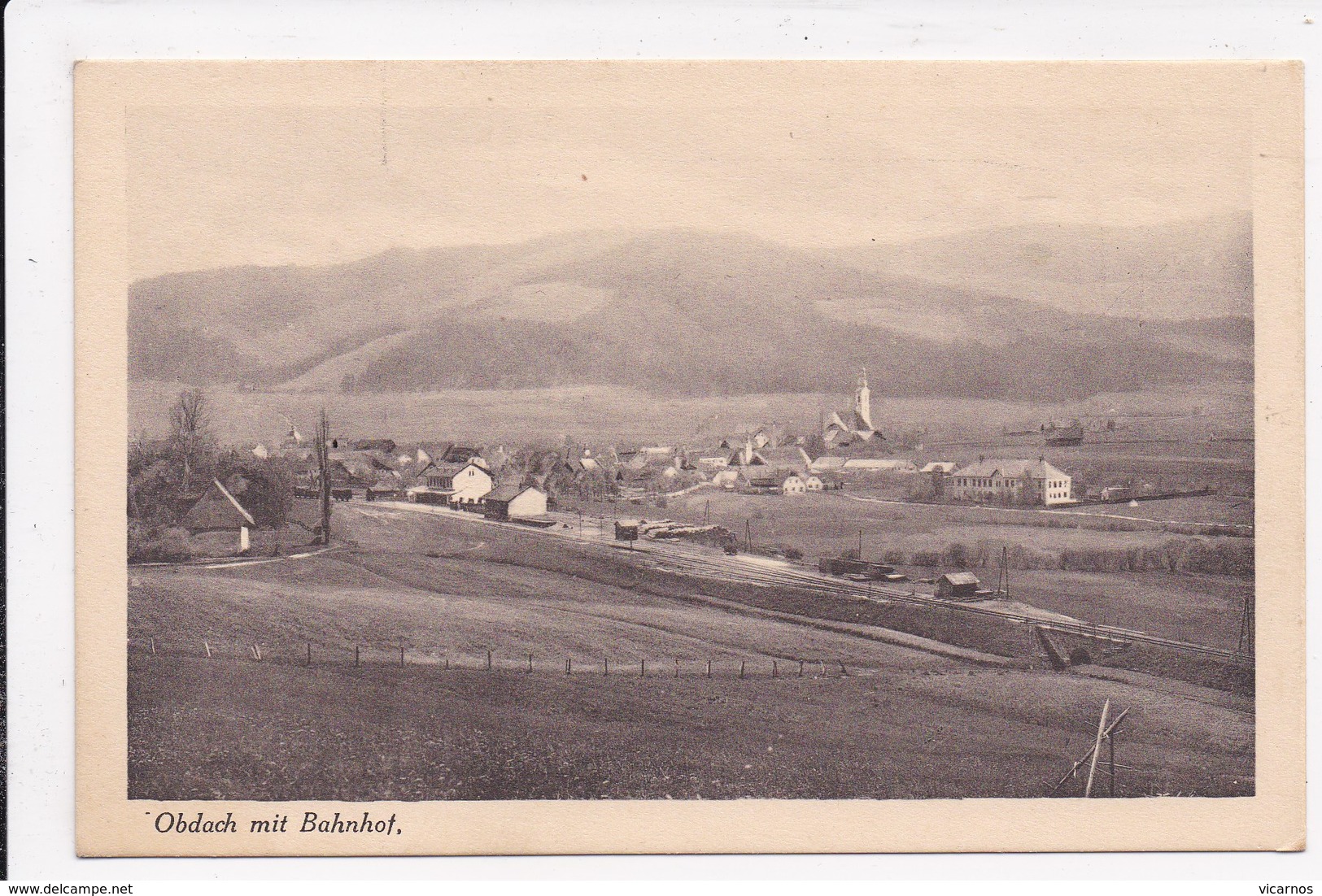 CP AUTRICHE OBDACH Mit Bahnhof - Obdach