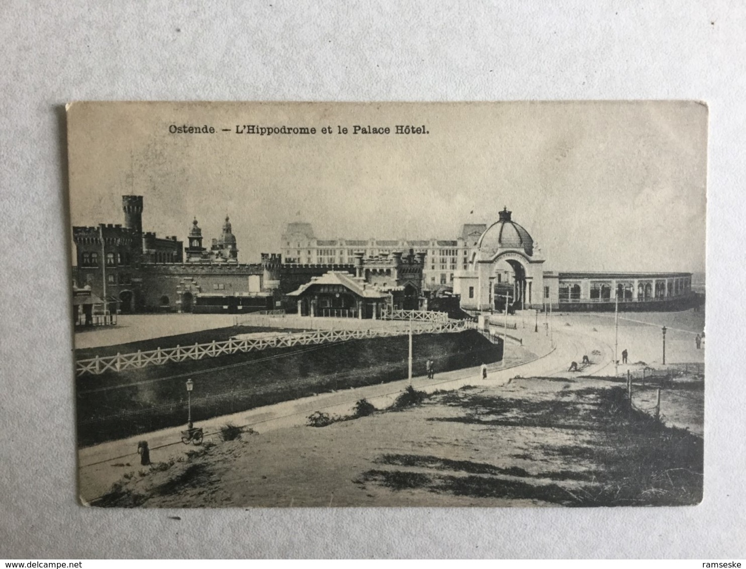 OOSTENDE  1909  OSTENDE L' HIPPODROME ET LE PALACE HOTEL - Oostende