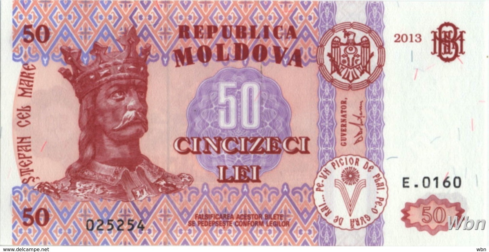 Moldavie 50 Lei (P14) 2013 -UNC- - Moldavie