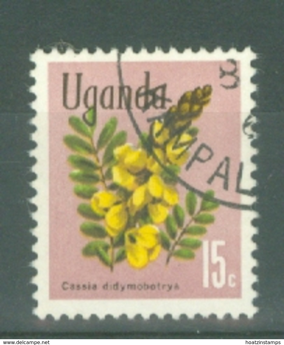 Uganda: 1969/74  Flowers    SG133    15c    Used - Uganda (1962-...)