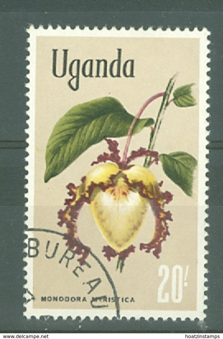 Uganda: 1969/74  Flowers    SG145    20s    Used - Uganda (1962-...)