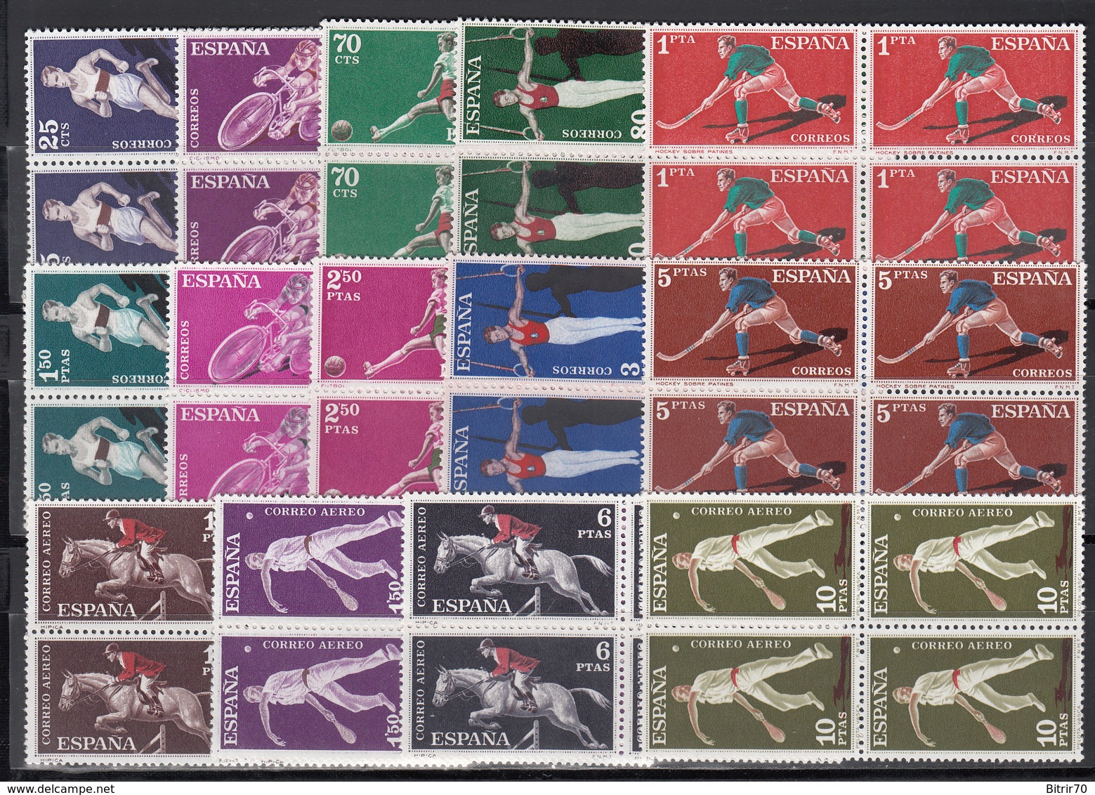 1960  Edifil Nº 1306 / 1319  MNH, Deportes - Nuevos