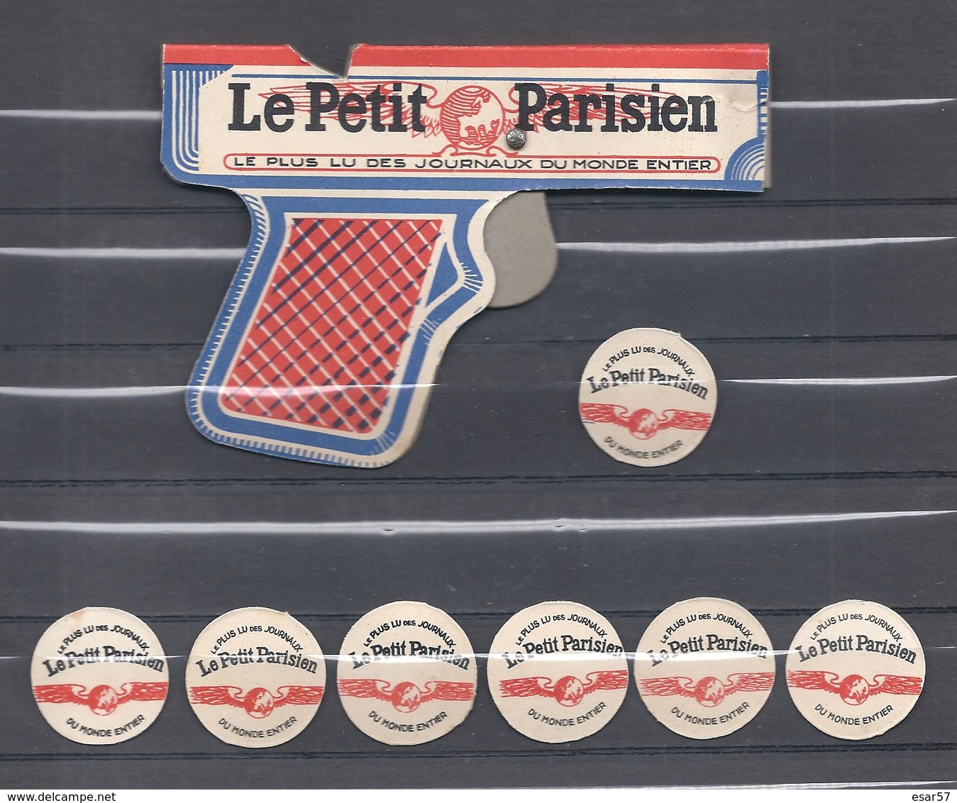 L ARME DE POING Du 3 ème Millénaire ......   Le PETIT PARISIEN , Le Plus Fort Tirage Des Journeaux Du Monde Entier - Publicités