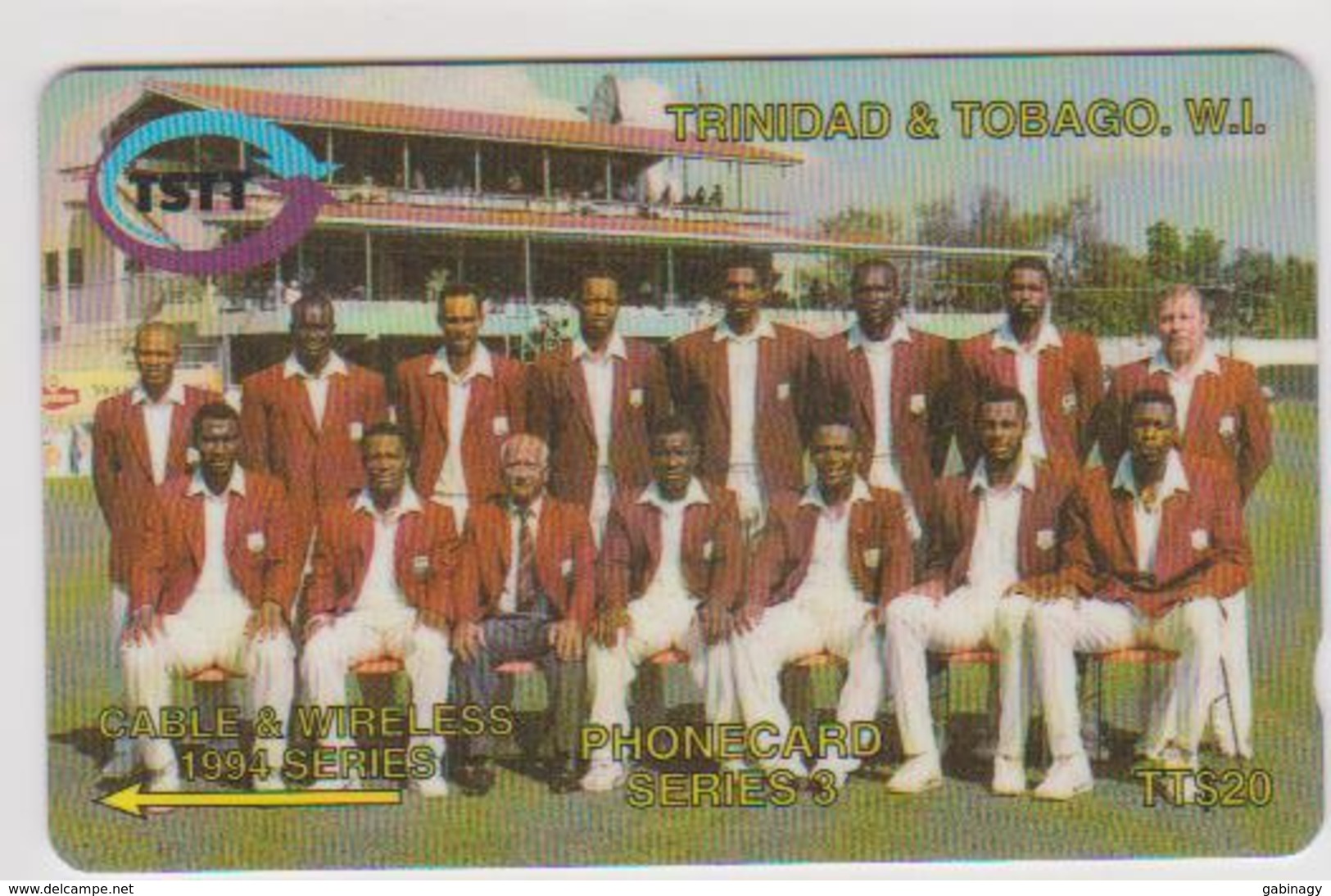 TRINIDAD & TOBAGO - 12CTTB - C&W 1994 Series - Team - Trinidad & Tobago