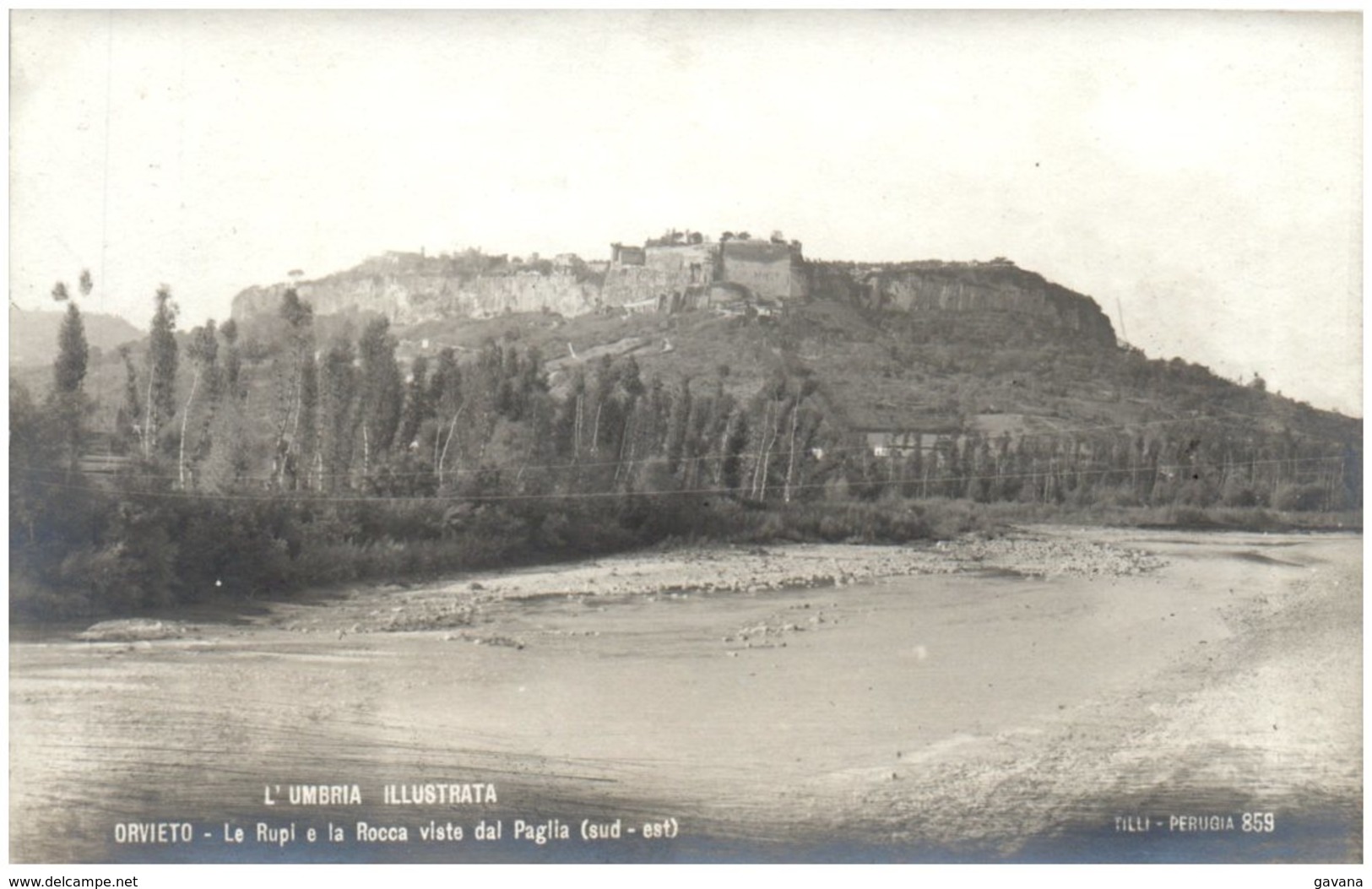 ORVIETO - Le Rupi E La Rocca Veste Dal Paglia - Sonstige & Ohne Zuordnung