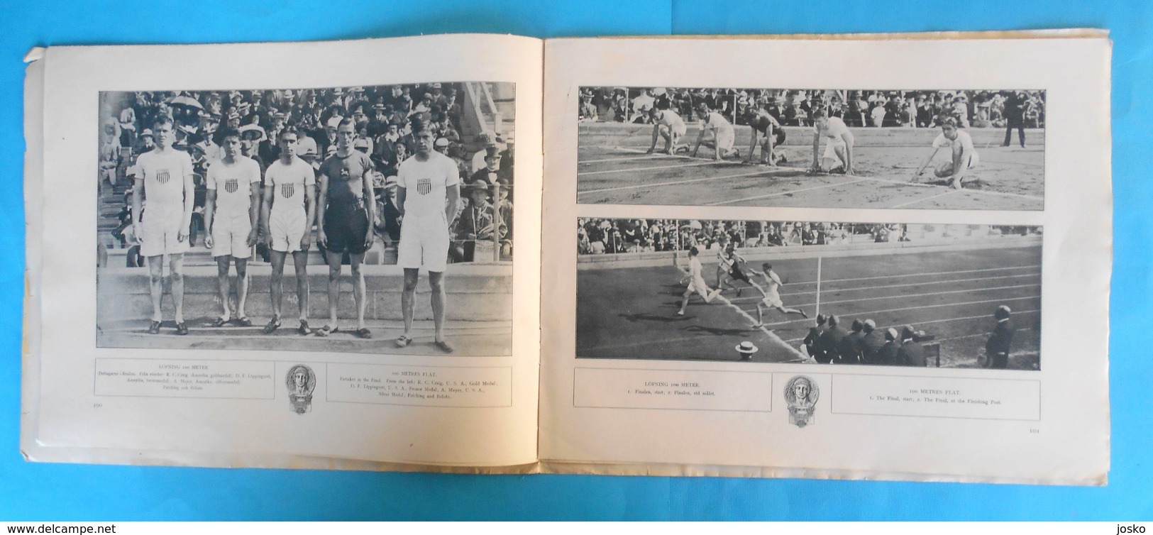 ATHLETICS On OLYMPIC GAMES 1912 STOCKHOLM - Original Vintage Programme * Athletisme Atletismo Atletica Athletik Athletic - Bücher