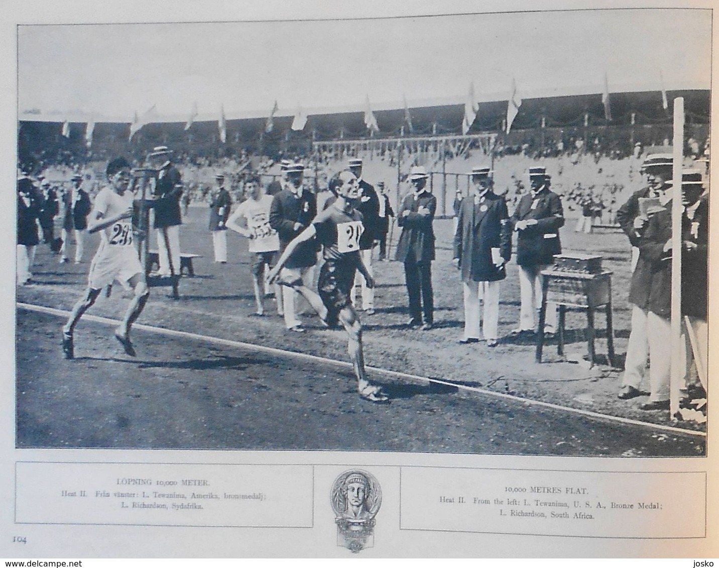 ATHLETICS on OLYMPIC GAMES 1912 STOCKHOLM - original vintage programme * athletisme atletismo atletica athletik athletic