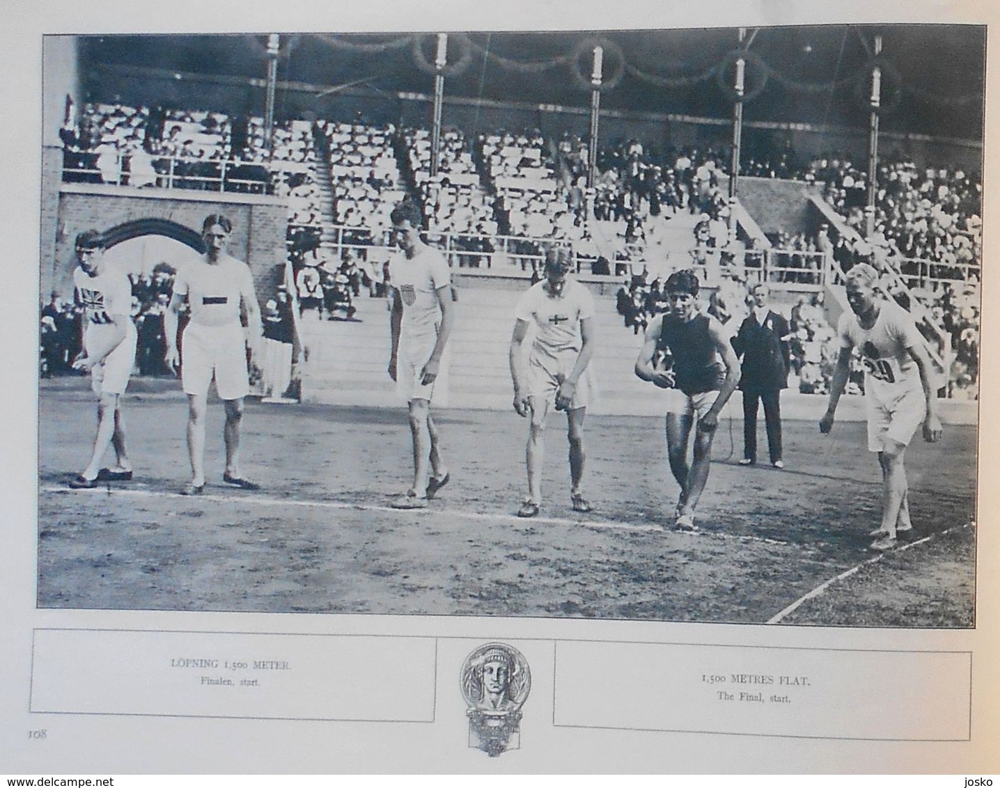 ATHLETICS on OLYMPIC GAMES 1912 STOCKHOLM - original vintage programme * athletisme atletismo atletica athletik athletic