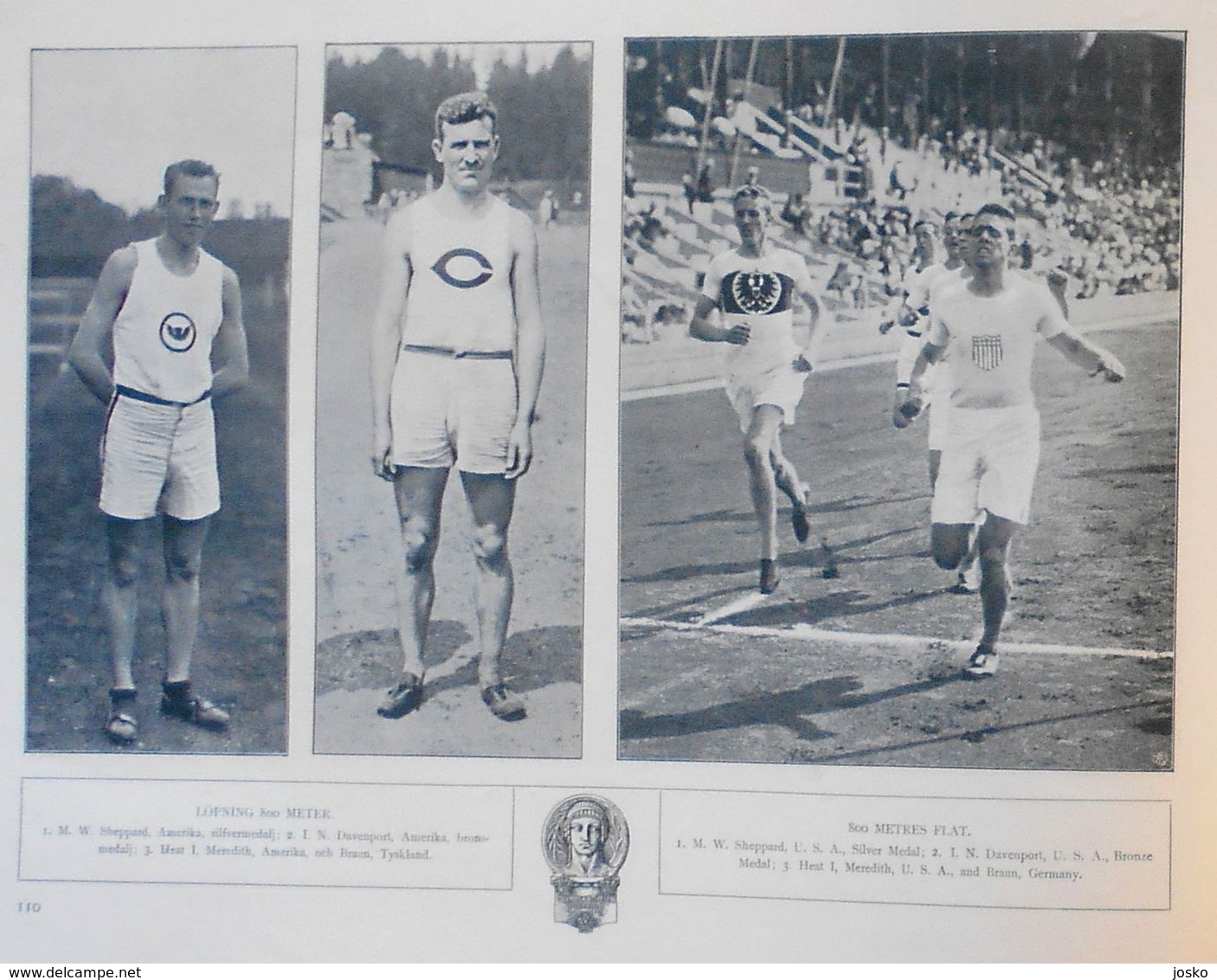 ATHLETICS on OLYMPIC GAMES 1912 STOCKHOLM - original vintage programme * athletisme atletismo atletica athletik athletic