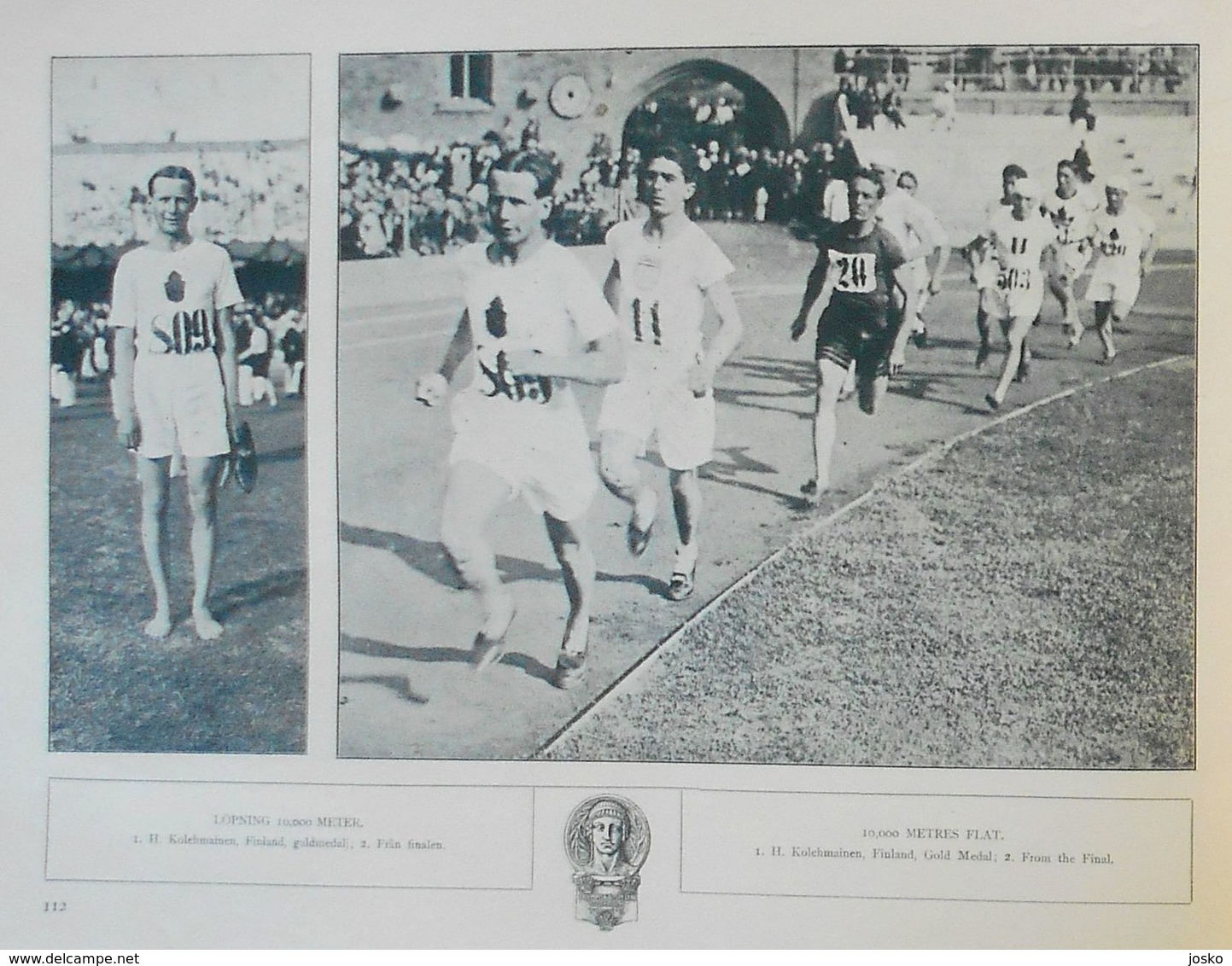 ATHLETICS on OLYMPIC GAMES 1912 STOCKHOLM - original vintage programme * athletisme atletismo atletica athletik athletic