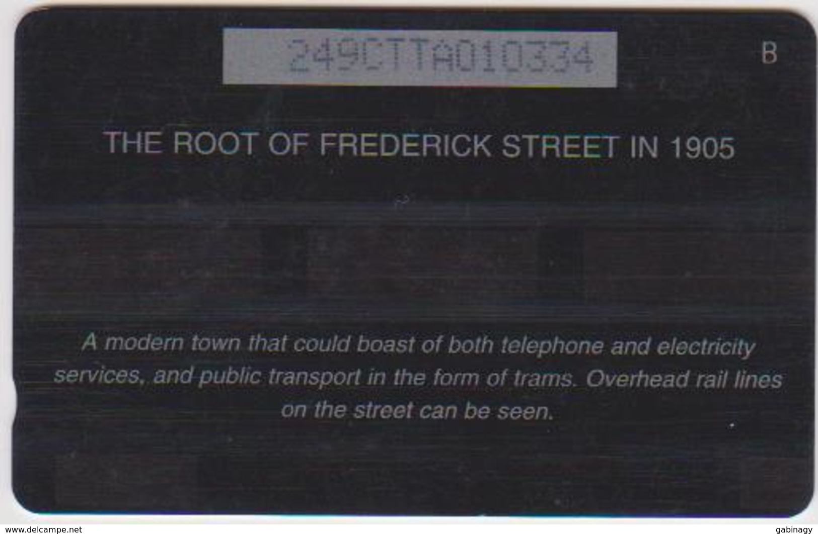 #07 - CARIBBEAN-015 - TRINIDAD & TOBAGO - THE ROOT OF FREDERICK STREET IN 1905 - Trinidad & Tobago