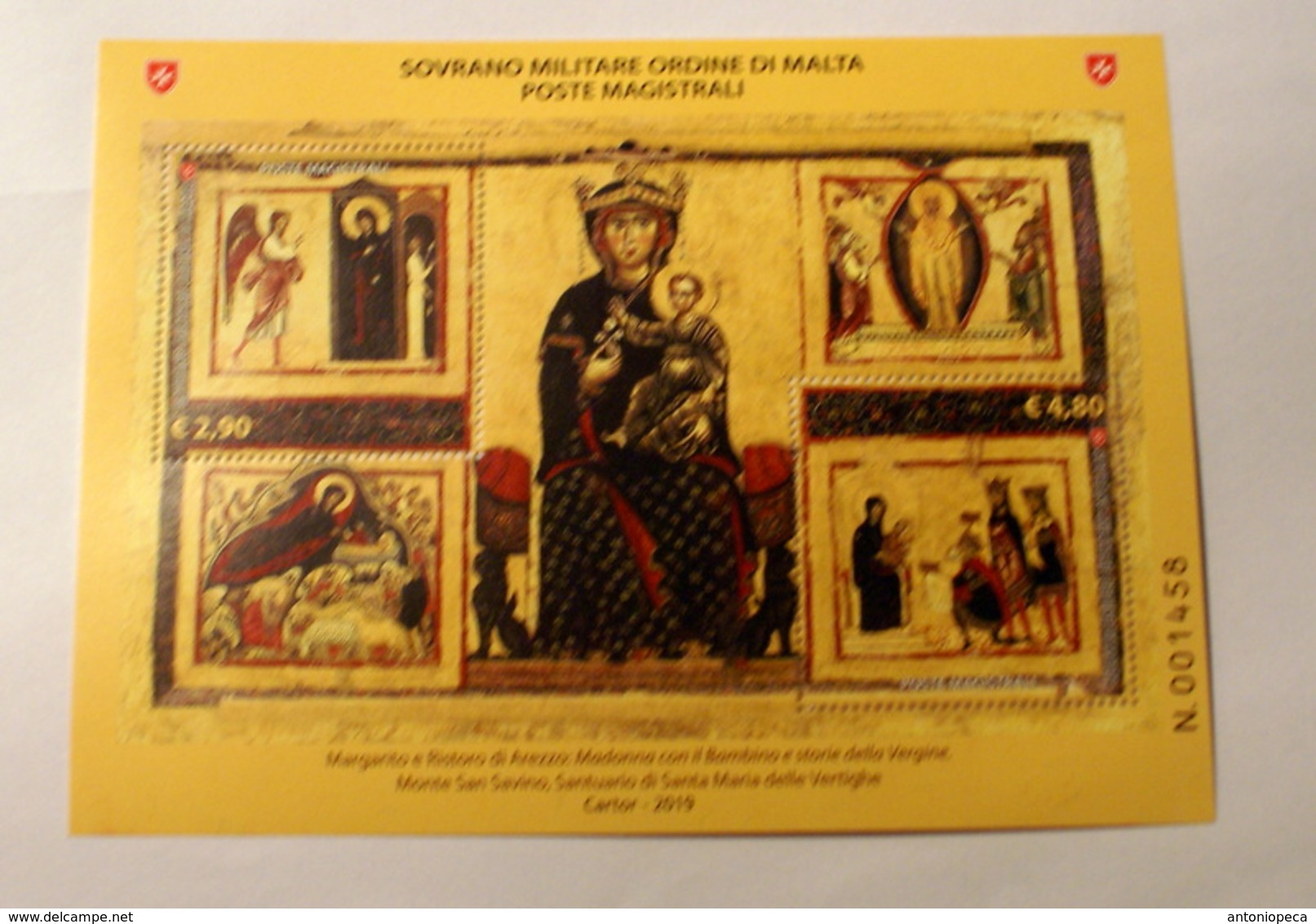 SMOM 2019, ICONOGRAFIA DEI MAGI, FULL SHEET   MNH** - Malte (Ordre De)