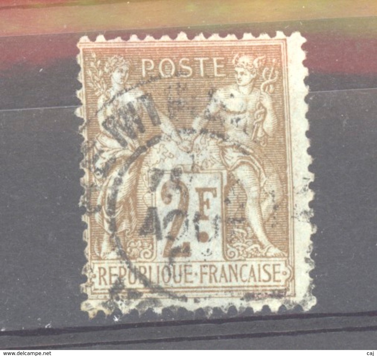 0ob  0496  -  France  :  Yv  105   (o)  N Sous B - 1898-1900 Sage (Type III)