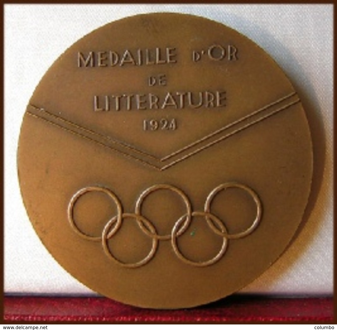 GEO-CHARLES 1892-1963 Par Mérelle 68mm 1976 MEDAILLE 70mm Bronze - Autres & Non Classés