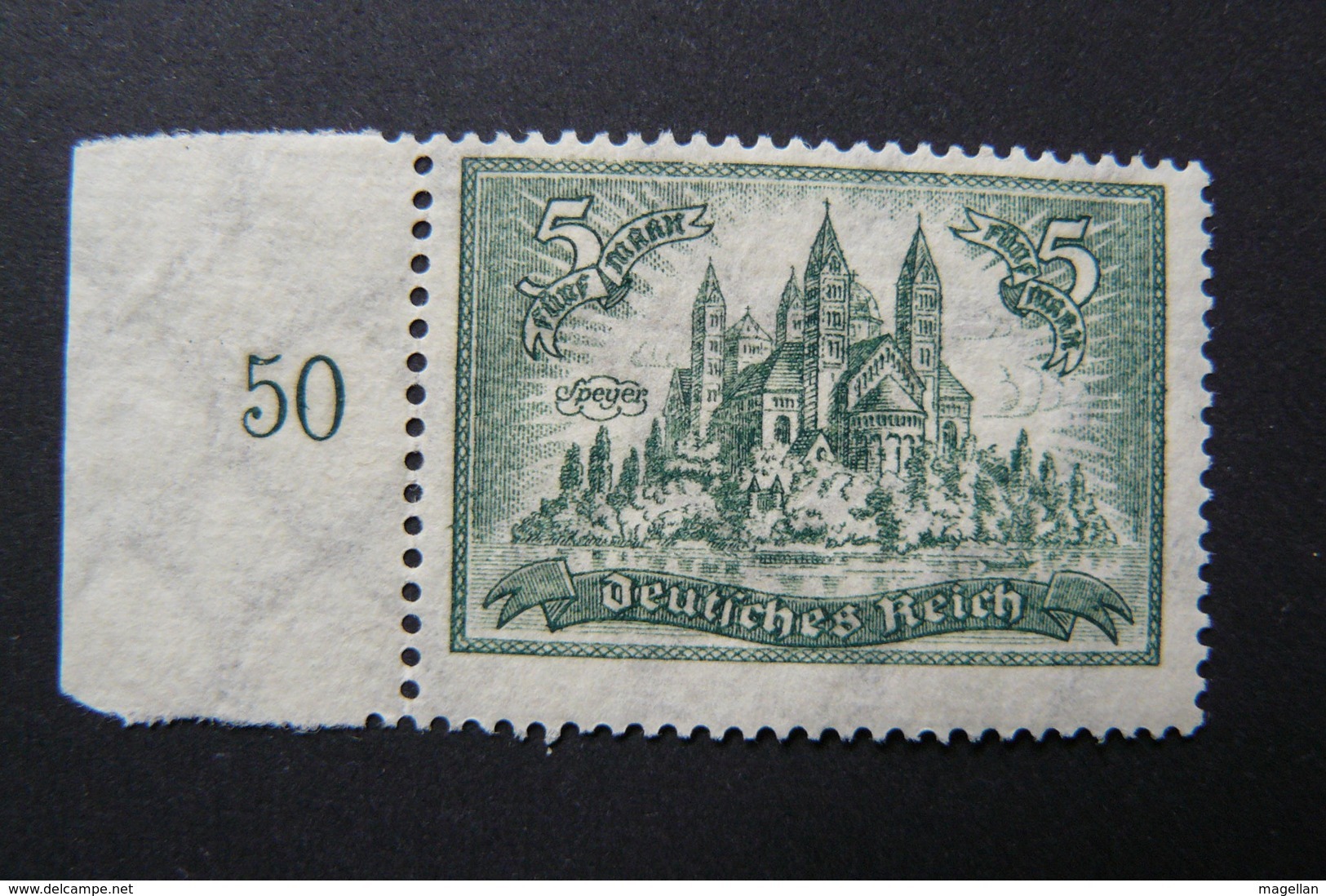 Allemagne - Empire - Yv. 358 BdF Neuf ** (MNH) - Deutsches Reich - Mi 367 ** (MNH) - Bogenrand - Unused Stamps