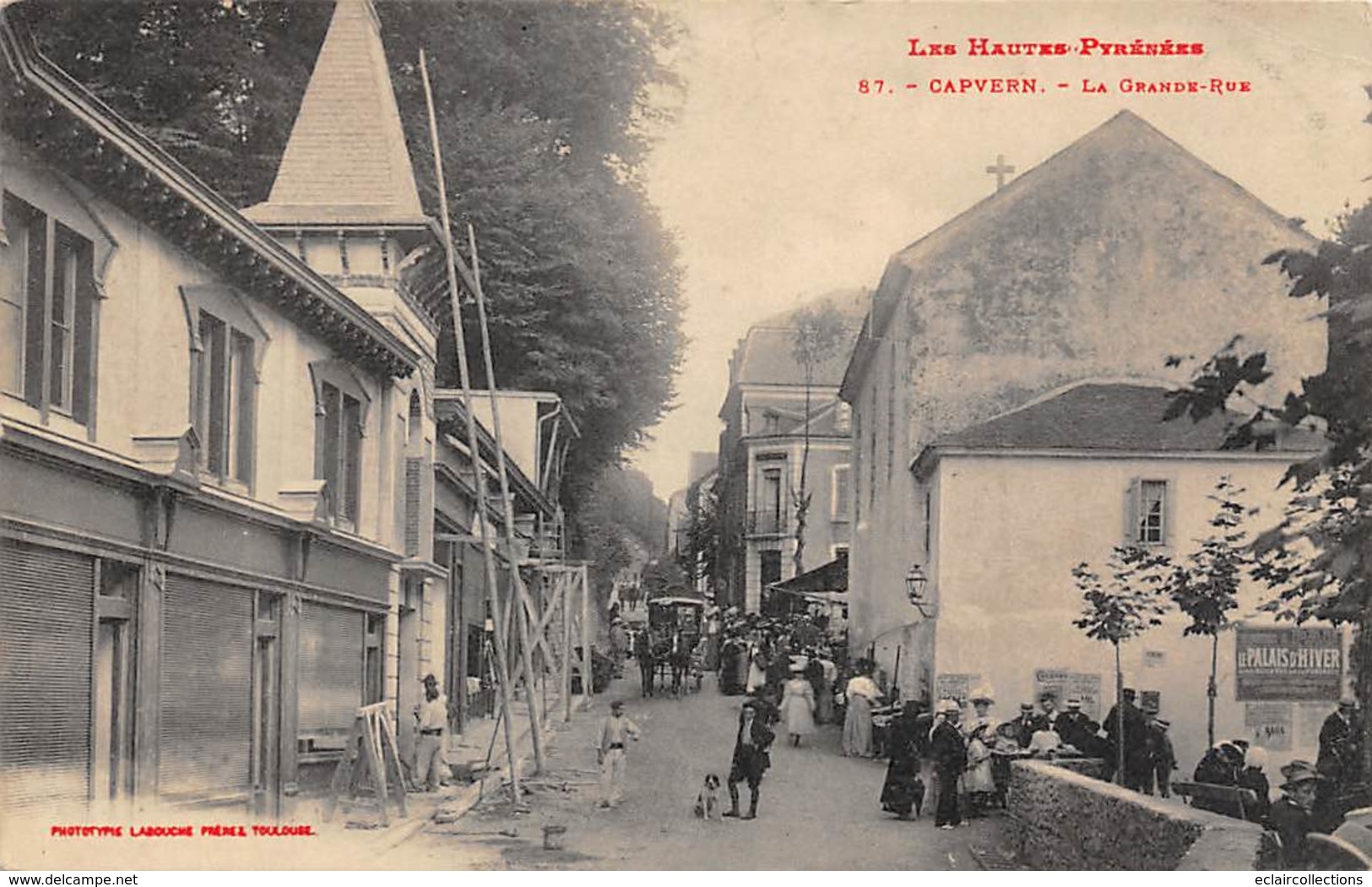 Capvern Les Bains        65         La Grands Rue         (voir Scan) - Andere & Zonder Classificatie