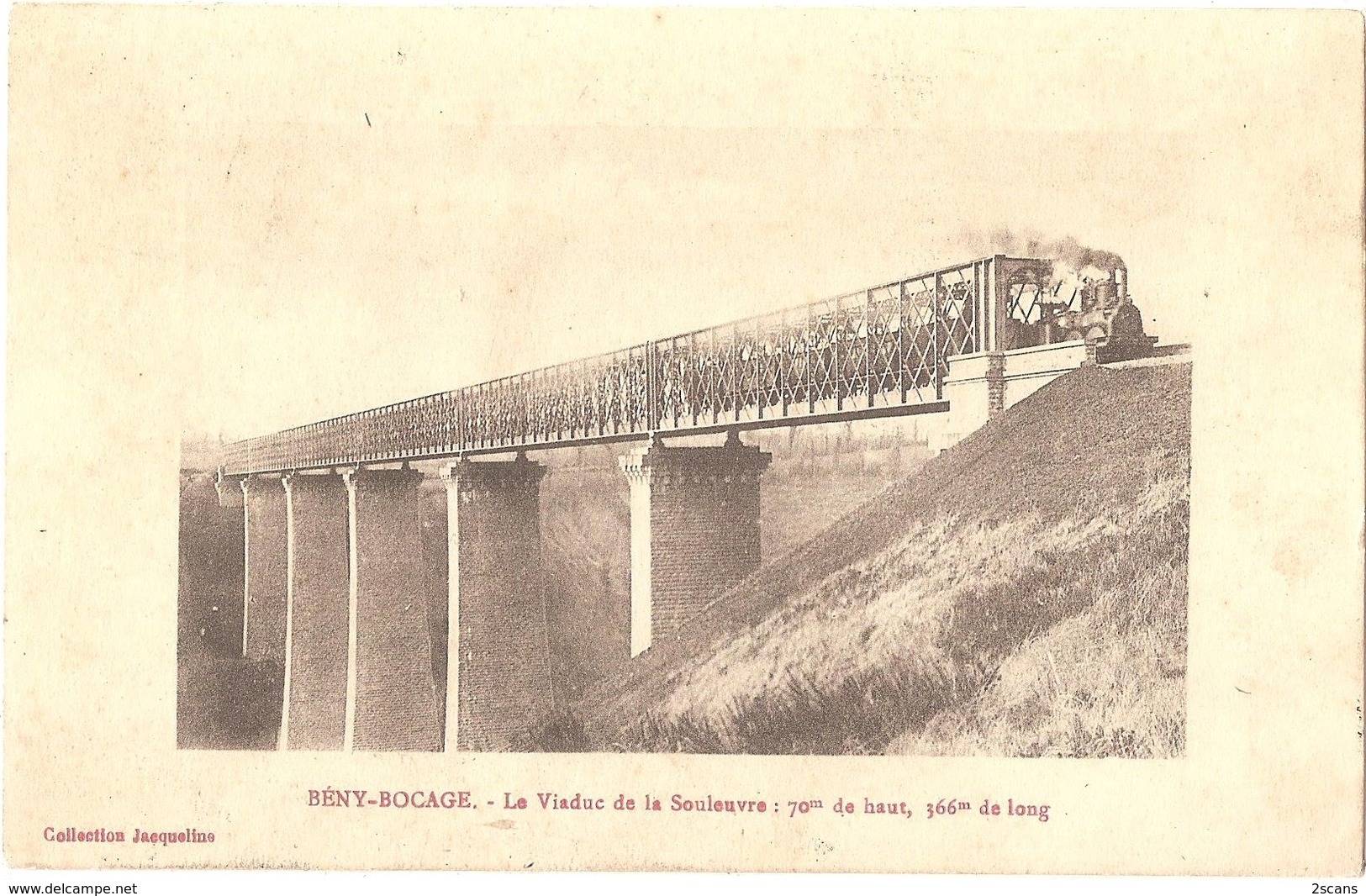 Dépt 14 - CARVILLE / LA FERRIÈRE-HARANG - Le Viaduc De La Souleuvre - (environs Du Bény-Bocage) - Train - Otros & Sin Clasificación