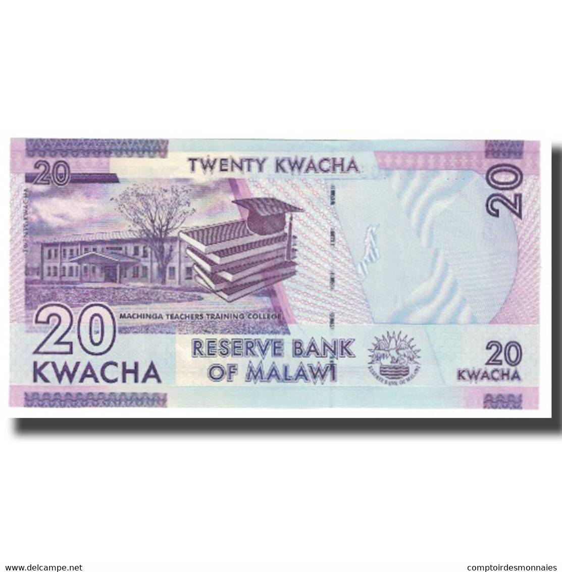 Billet, Malawi, 20 Kwacha, 2015, 2015-01-01, KM:57, NEUF - Malawi