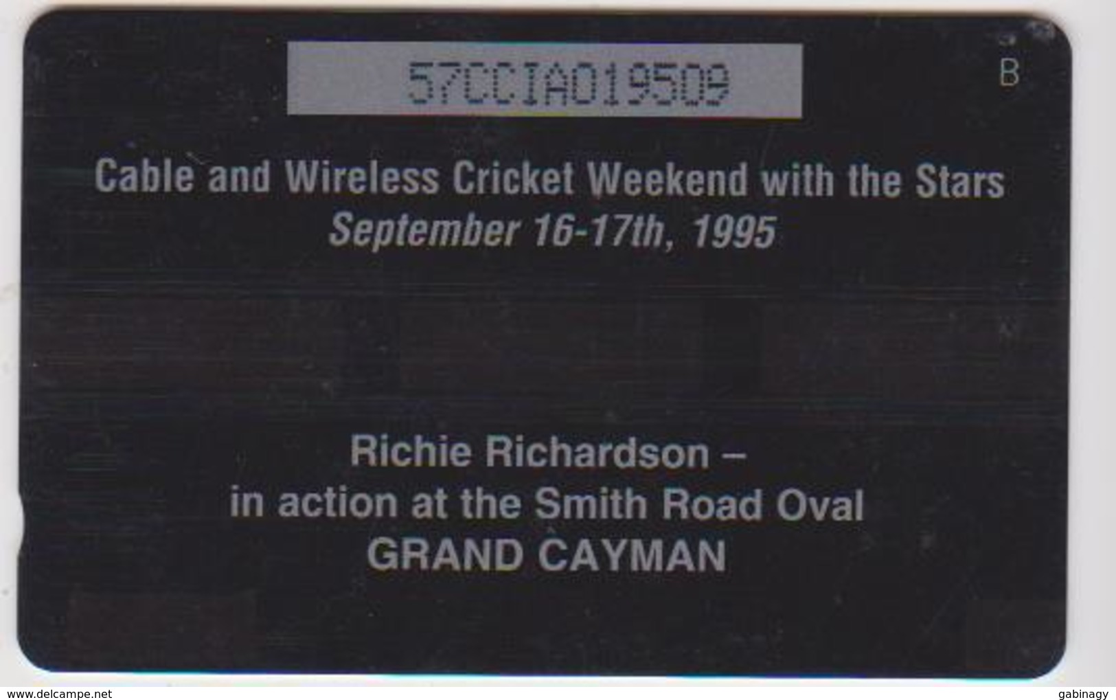 #07 - CARIBBEAN-069 - CAYMAN ISLANDS - CRICKET - Cayman Islands