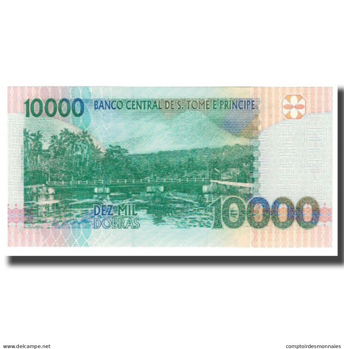 Billet, Saint Thomas And Prince, 10,000 Dobras, 1996, 1996-10-22, KM:66a, NEUF - Sao Tomé Et Principe