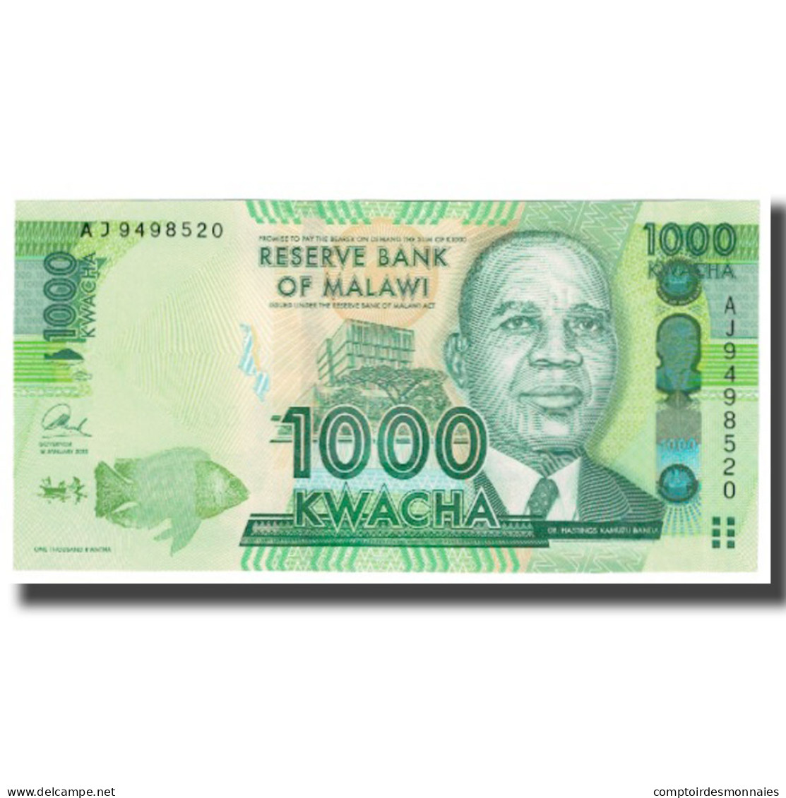 Billet, Malawi, 1000 Kwacha, 2013, 2013-01-01, KM:62, NEUF - Malawi