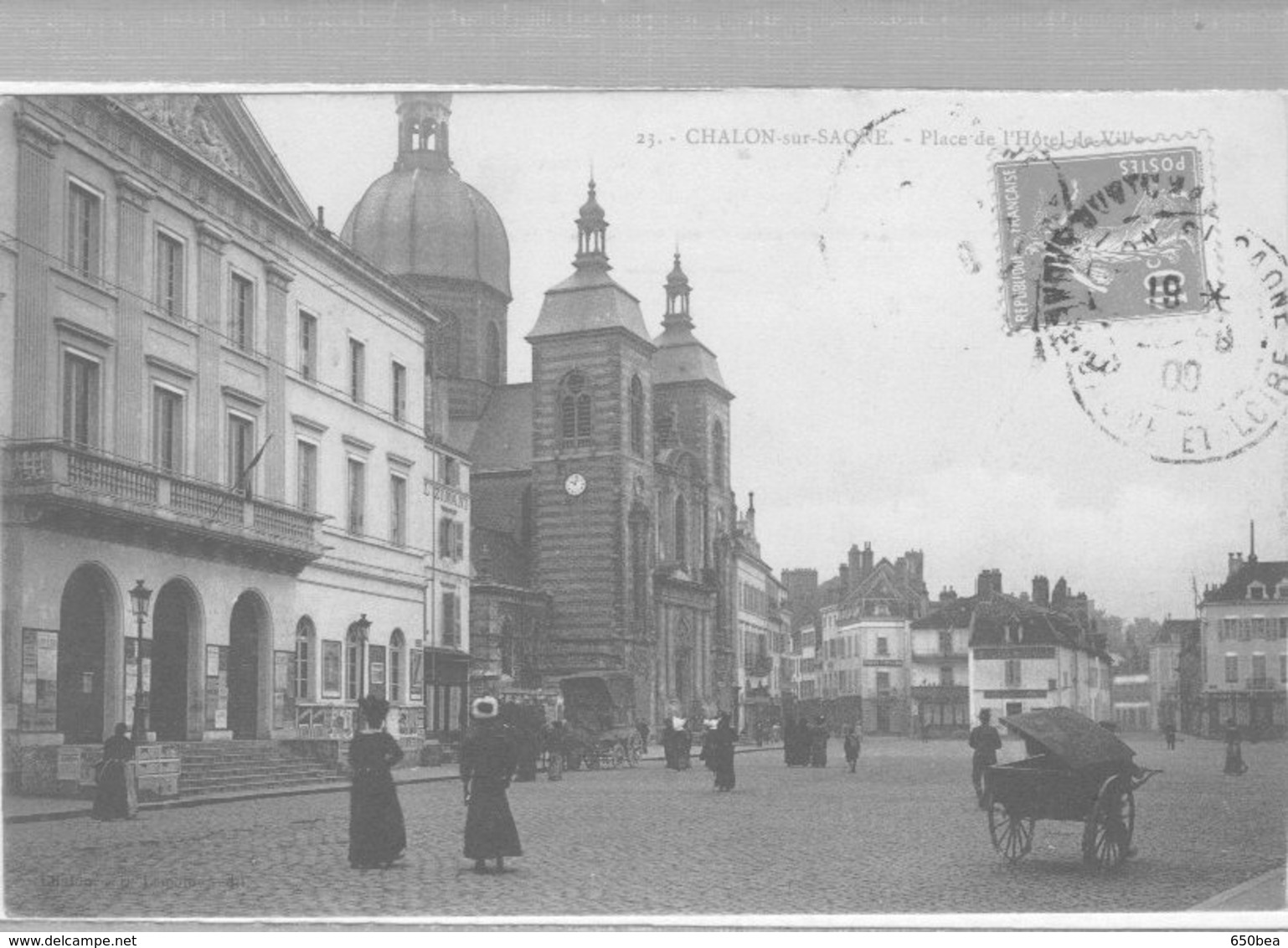 Chalon Sur Saône.Place De L'Hôtel De Ville - Chalon Sur Saone