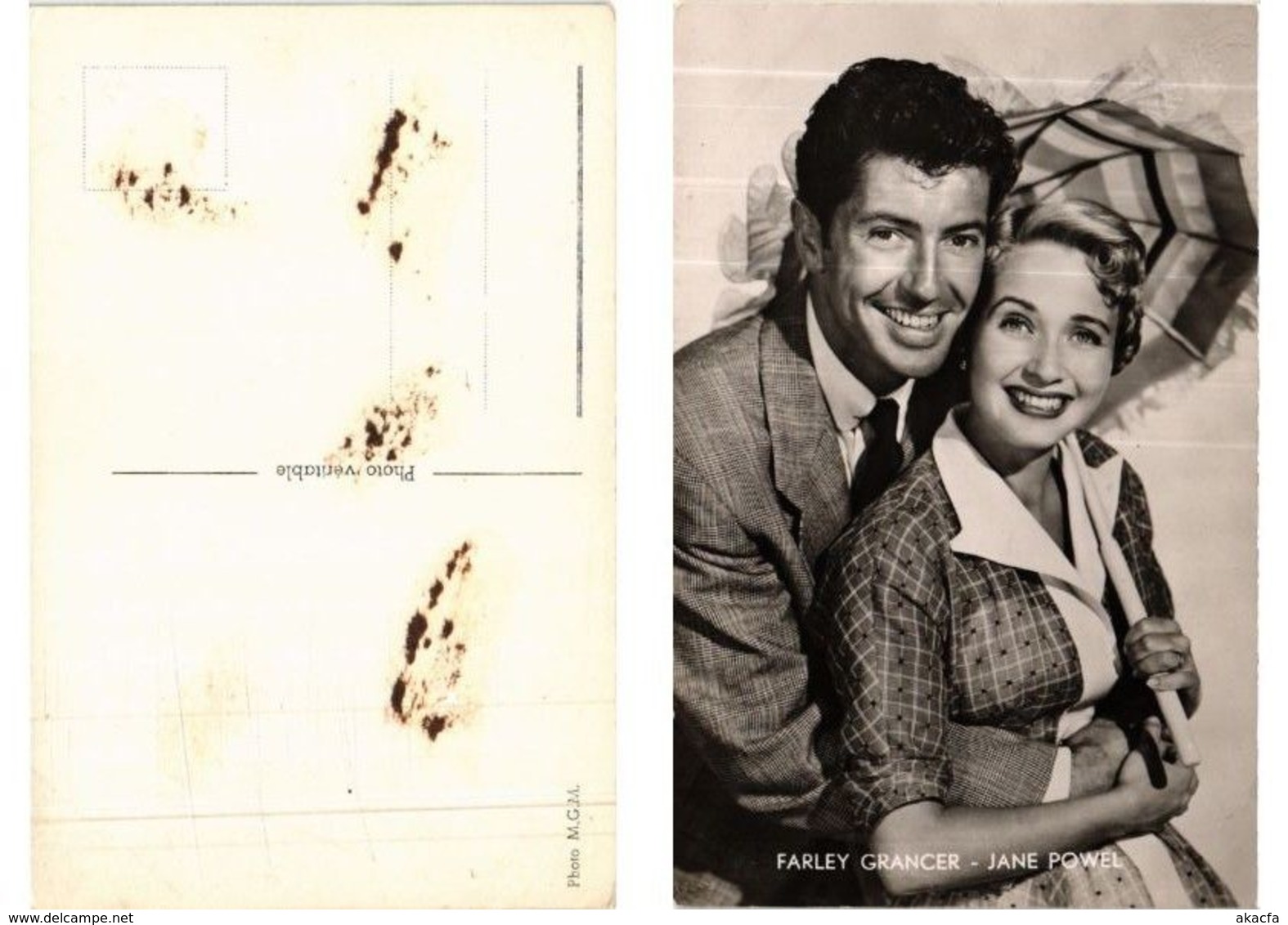 CPA AK Farley Granger -Jane Powel FILM STAR (556315) - Acteurs