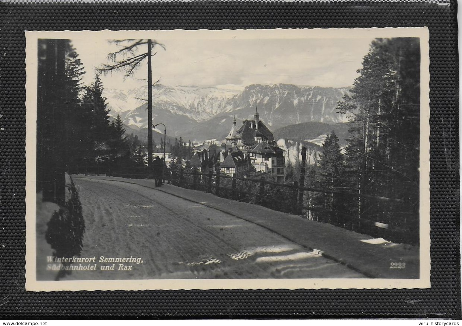 AK 0404  Semmering - Südbahnhotel Mit Rax / Verlag Donauland Um 1920-30 - Semmering