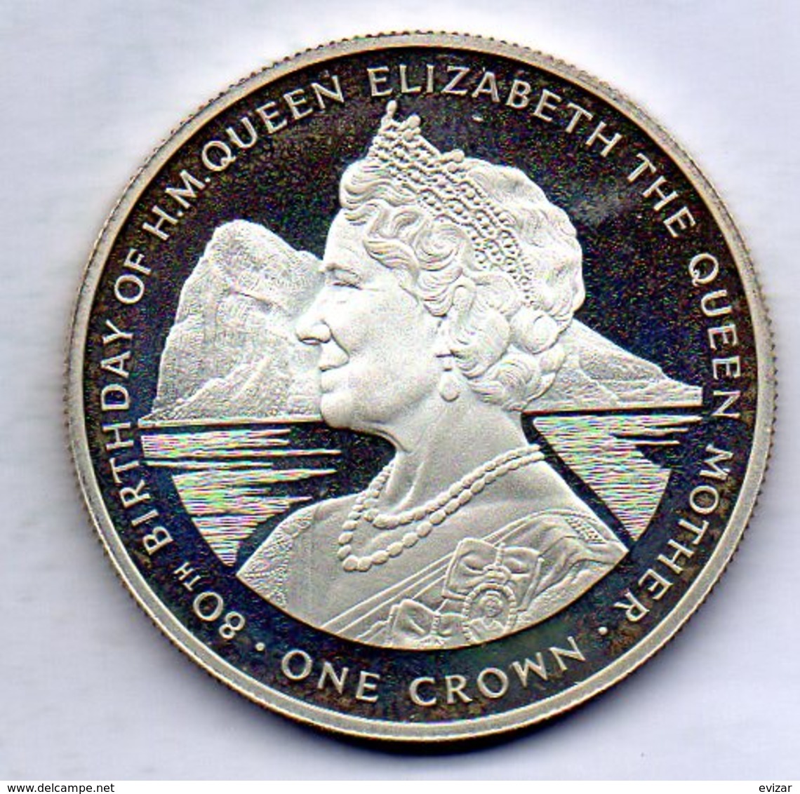 GIBRALTAR, 1 Crown, Silver, Year 1980, KM #11a - Gibraltar