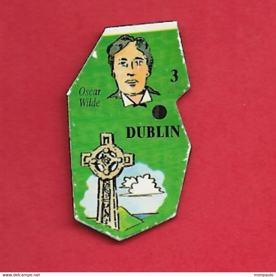 Magnets. Magnet "Le Gaulois" Europe. Irlande. Dublin (3) - Publicitaires