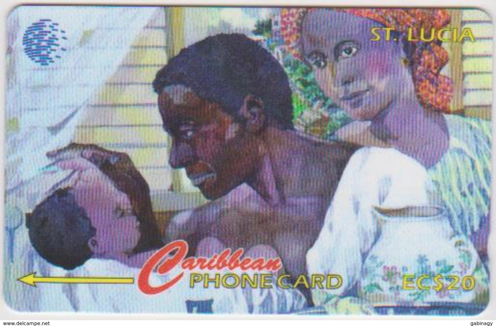 #07 - CARIBBEAN-097 - SAINT LUCIA - PEOPLE - Santa Lucia