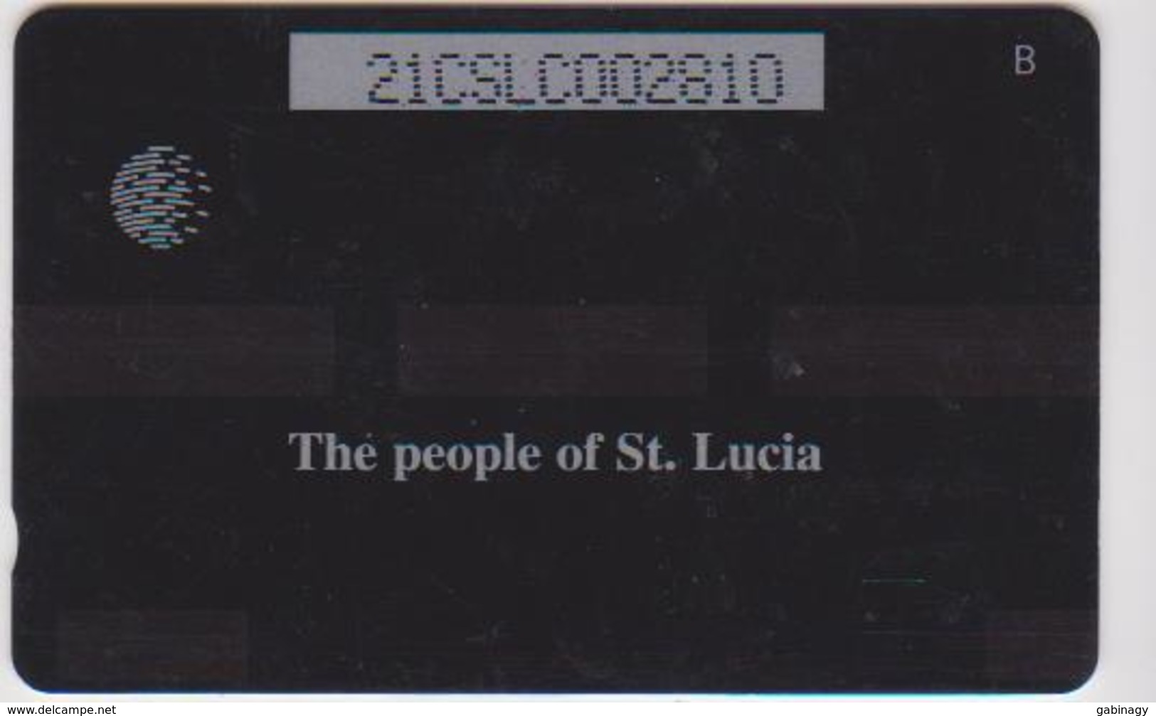 #07 - CARIBBEAN-098 - SAINT LUCIA - PEOPLE - Santa Lucia