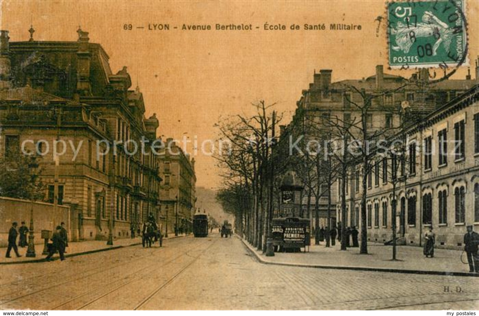 13580139 Lyon_France Avenue Berthelot Ecole De Sante Militaire Lyon France - Andere & Zonder Classificatie