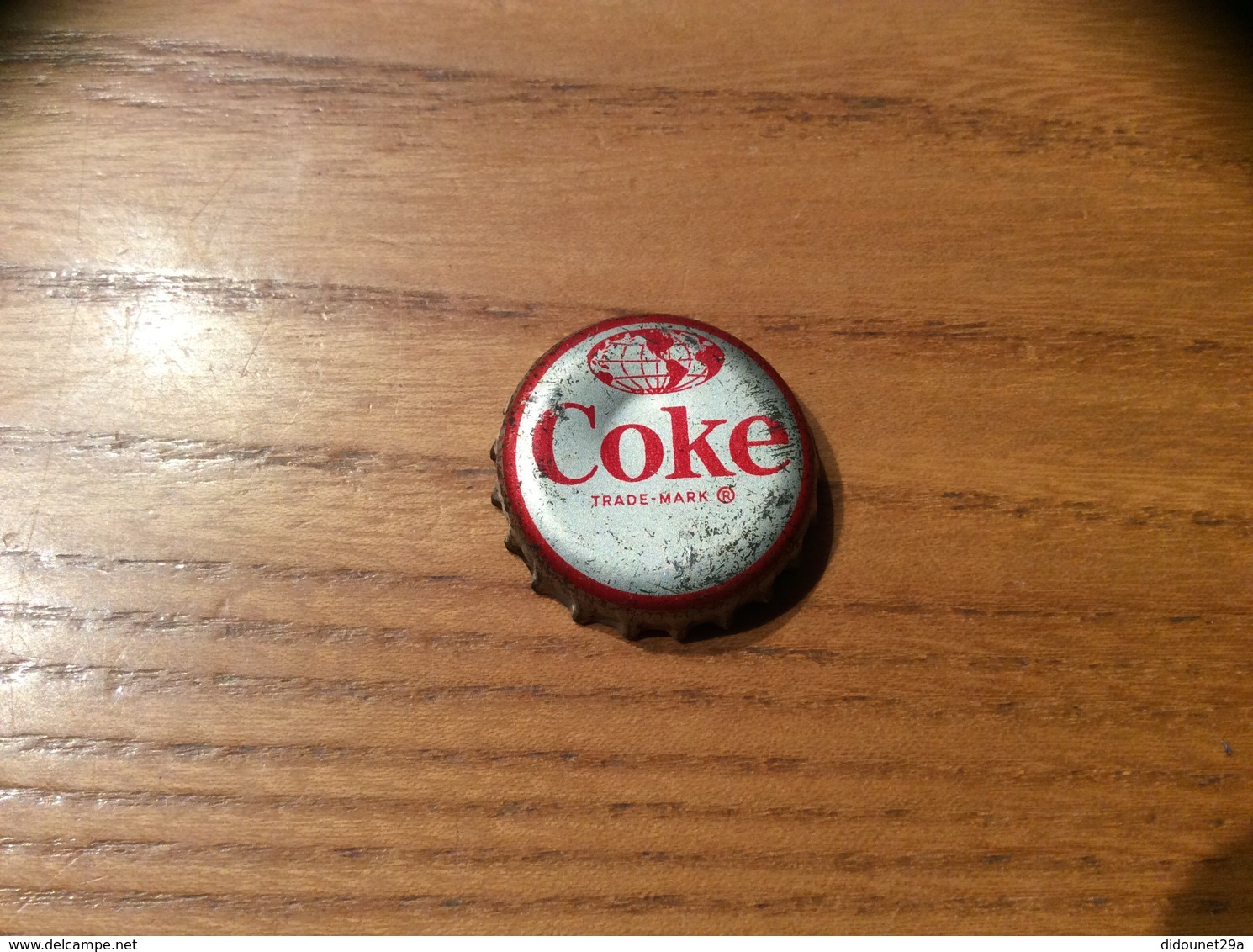 Ancienne Capsule De Soda "Coke N°30 -ETHIOPIA-STATUE OF MENELIK II"Etats-Unis (USA) Coca-Cola, Série Pays (Liège Enlevé) - Soda