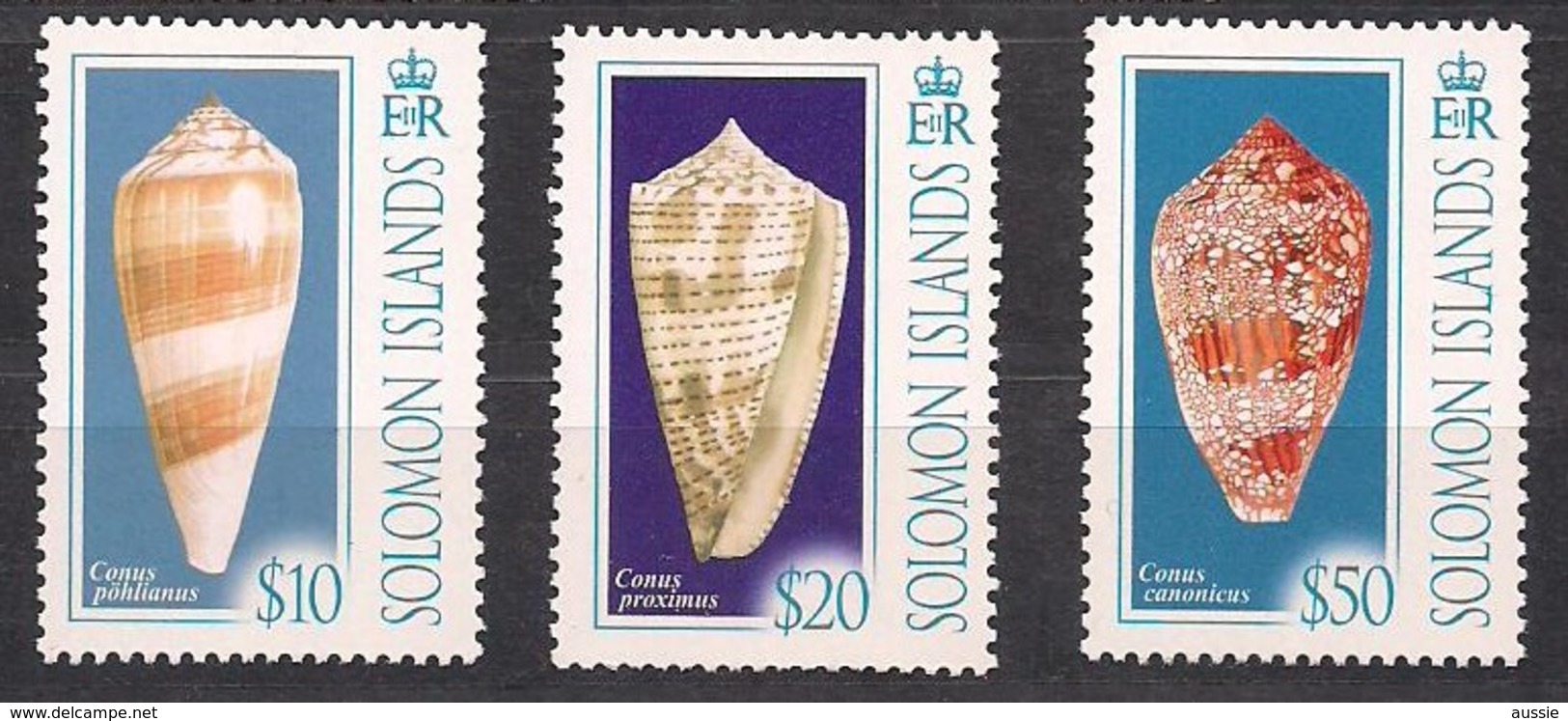 Salomon Solomon Islands 2006 Yvertn° 1213-1215 *** MNH Cote 28,75 Euro Faune Coquillages Schelpen Shells - Solomoneilanden (1978-...)