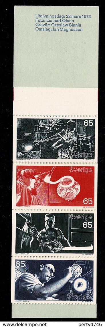 Sverige 1972  Facit H254**, Yv  C725** Complete Booklet MNH - 1951-80