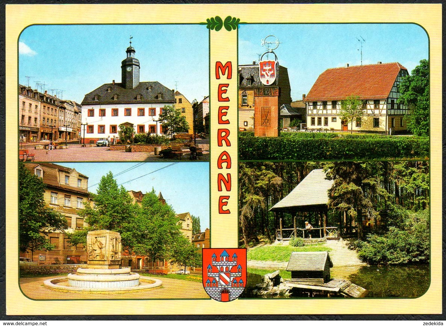 D2629 - TOP Meerane - Bild Und Heimat Reichenbach - Qualitätskarte - Meerane