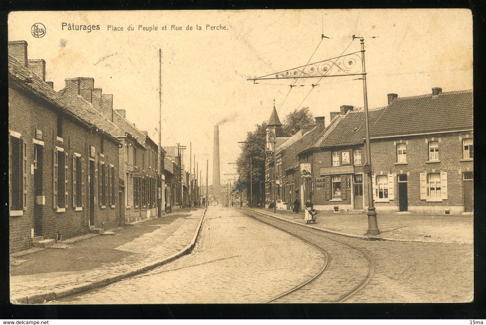 Paturages Place Du Peuple Et Rue De La Perche Bouillon Nels - Colfontaine